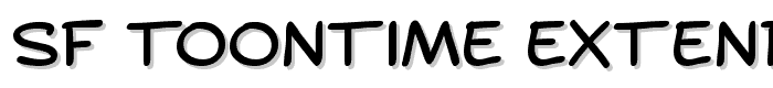 SF Toontime Extended font